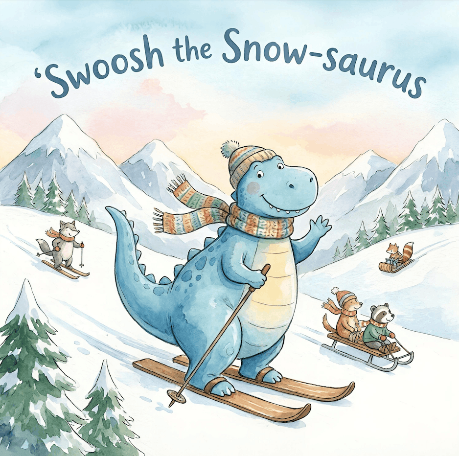 Swoosh the Snow-saurus Book Cover